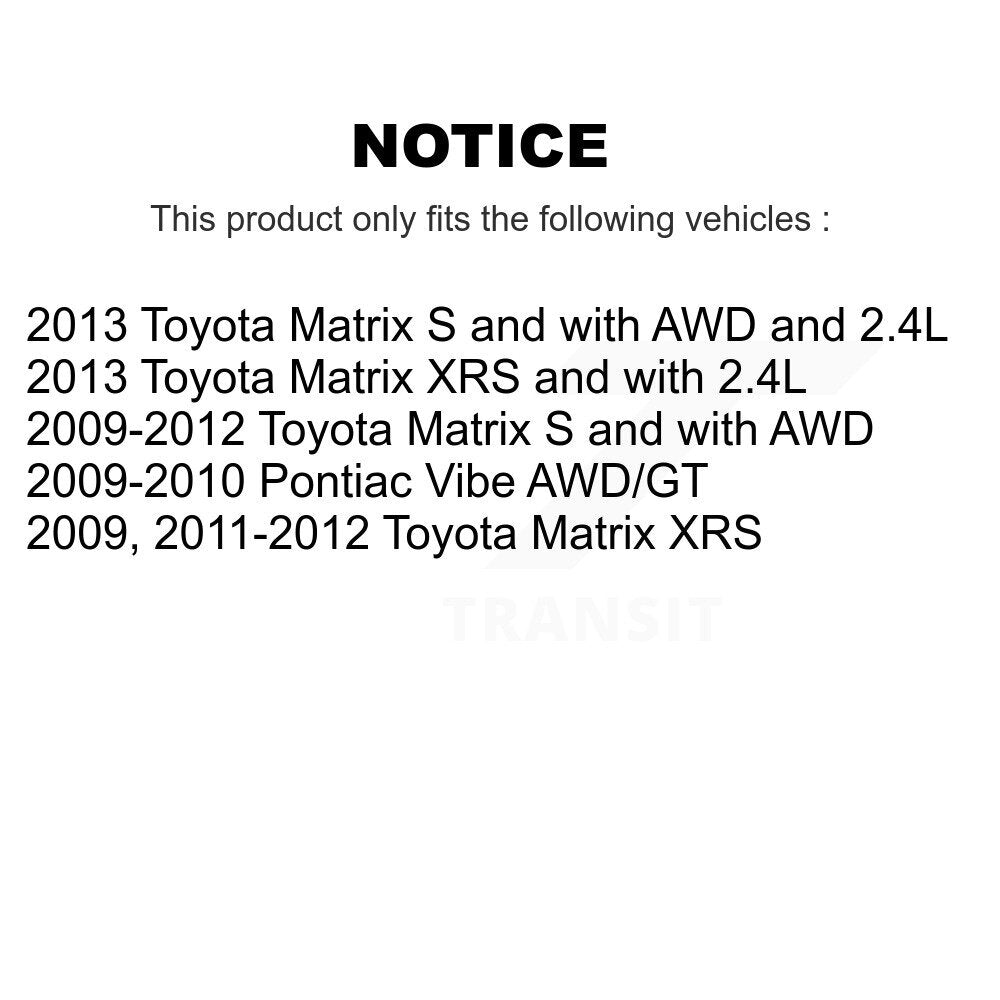 Rear Disc Rotors Ceramic Pads And Parking Brake Shoes Kit For Toyota Matrix Pontiac Vibe K8C-104051