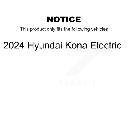 Rear Disc Brake Rotors And Ceramic Pads Kit For 2024 Hyundai Kona Electric K8C-104659