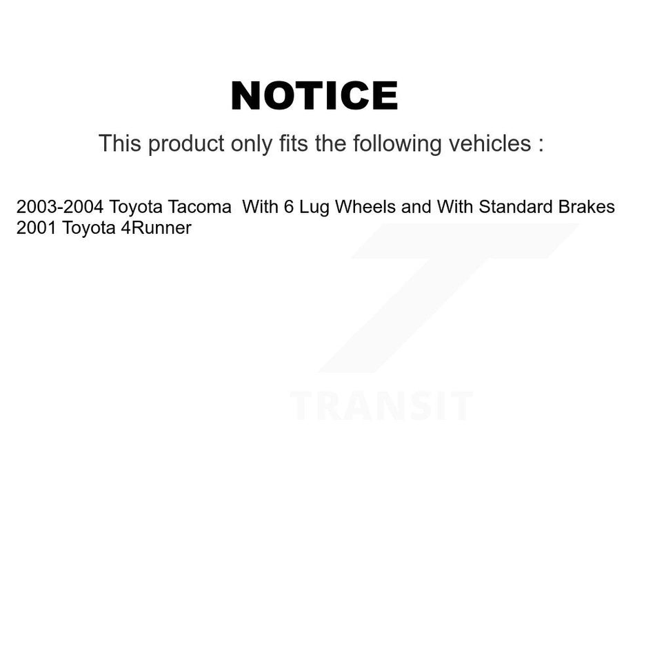 Rear Brake Drum Shoes Kit For Toyota Tacoma 4Runner K8N-100097