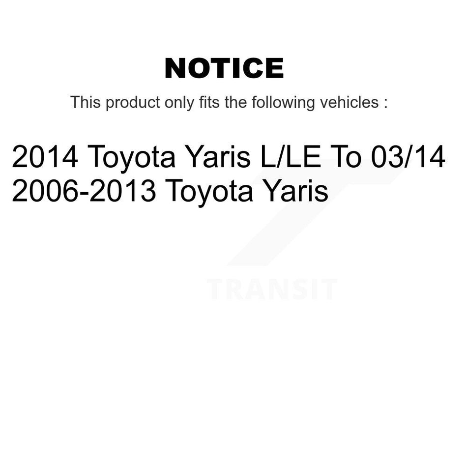 Rear Brake Drum Shoes Kit For Toyota Yaris K8N-100197