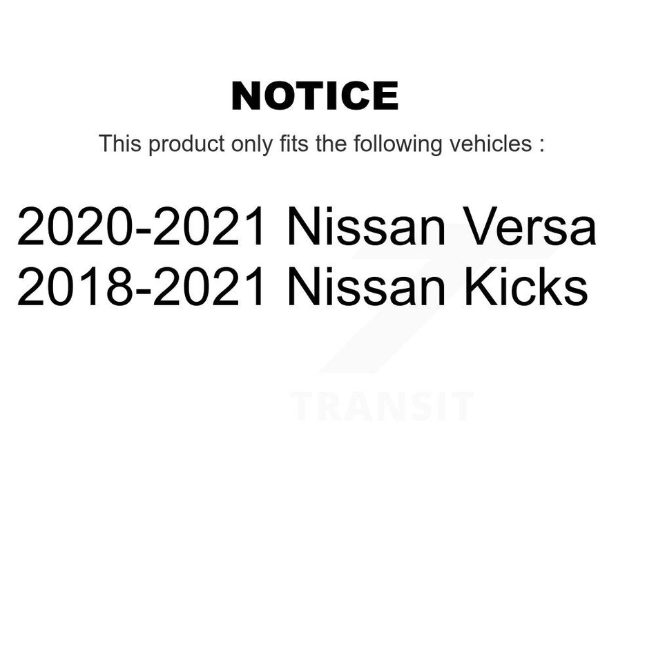 Rear Brake Drum Shoes Kit For Nissan Kicks Versa K8N-100650