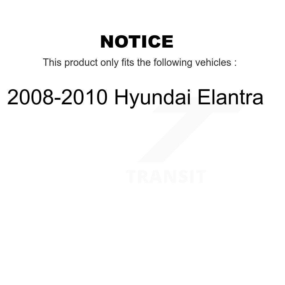 Rear Brake Drum Shoes Spring And Cylinders Kit For 2008-2010 Hyundai Elantra K8N-100663