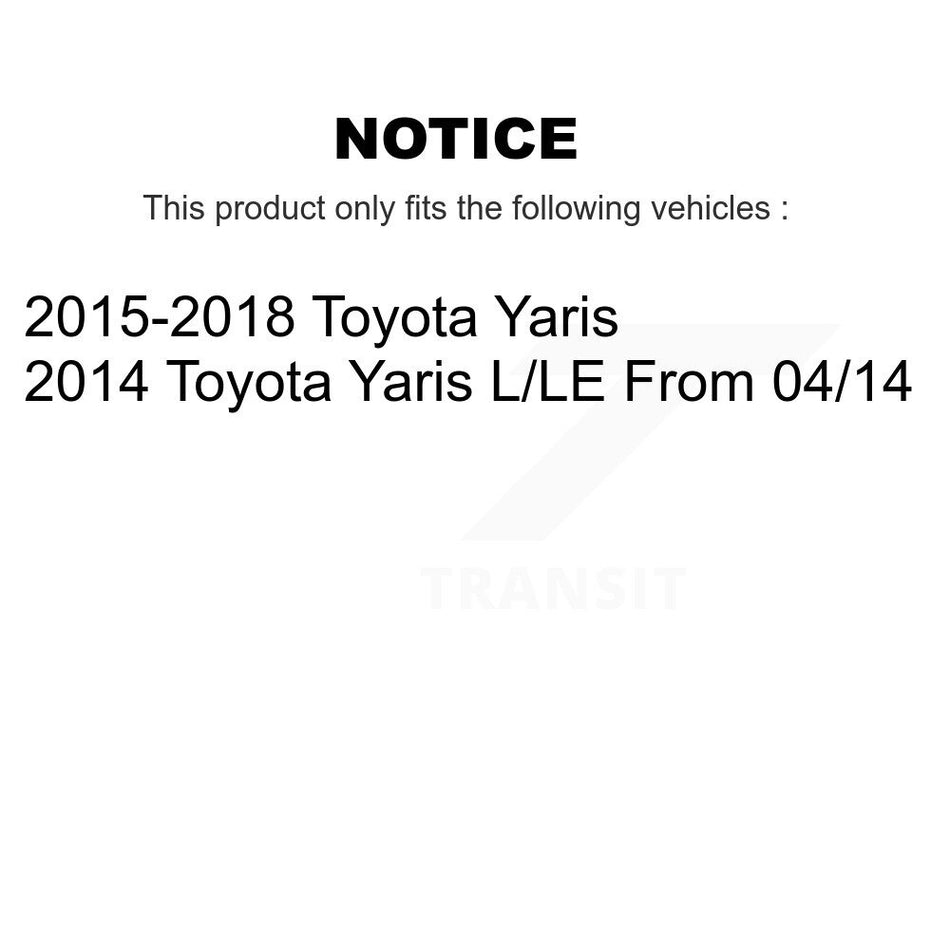 Rear Brake Drum Shoes Kit For Toyota Yaris K8N-100664