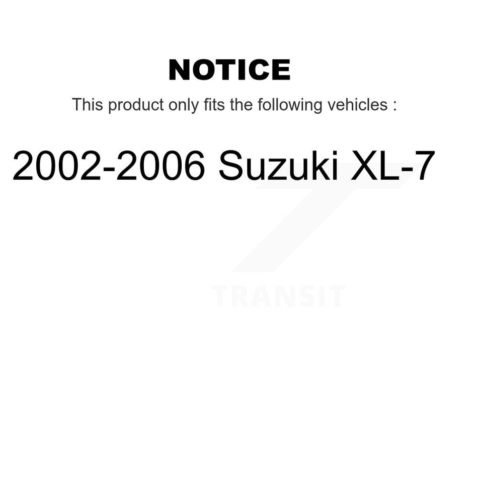 Rear Brake Drum Shoes And Spring Kit For 2002-2006 Suzuki XL-7 K8N-100714
