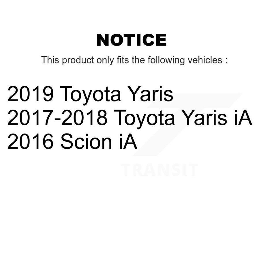 Rear Brake Drum Shoes Spring And Cylinders Kit For Toyota Yaris iA Scion K8N-100717