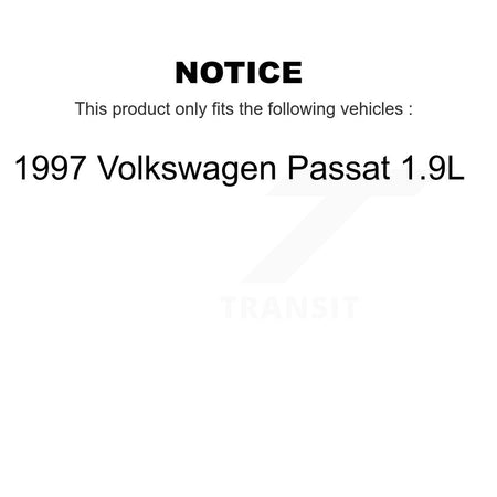 Front Rear Disc Brake Rotors And Ceramic Pads Kit For 1997 Volkswagen Passat 1.9L K8T-104183