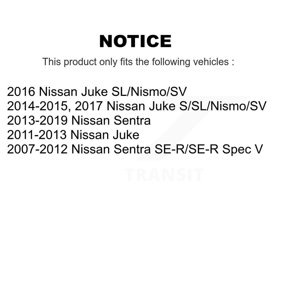 Rear Disc Rotors Ceramic Pads And Parking Brake Shoes Kit For Nissan Sentra Juke K8T-105525