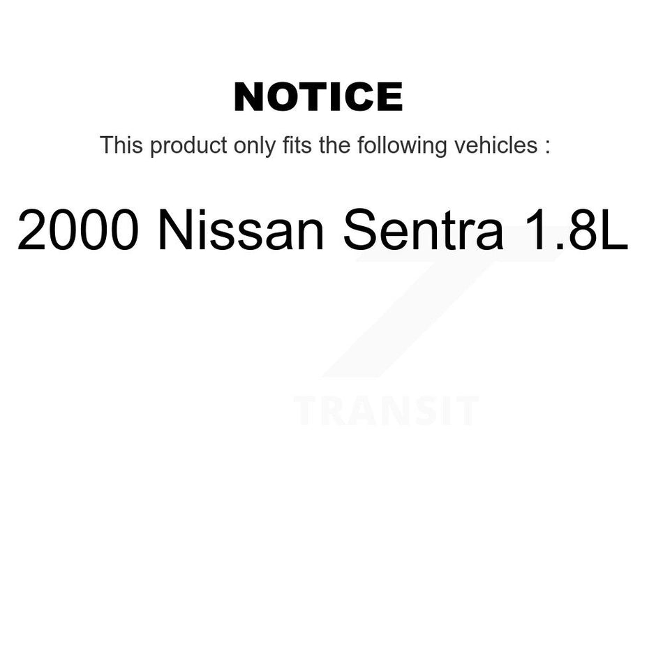 Front Rear Wheel Hub Bearings Assembly Disc Brake Rotors And Ceramic Pads Kit (10Pc) For Nissan Sentra 1.8L KBB-107031