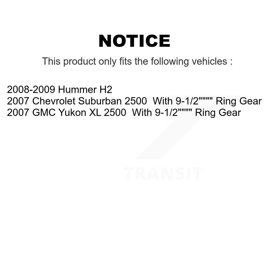 Front Rear Hub Bearing Coat Brake Rotor Pads Shoe Kit (10Pc) For Hummer H2 Chevrolet 2500 KBB-112461