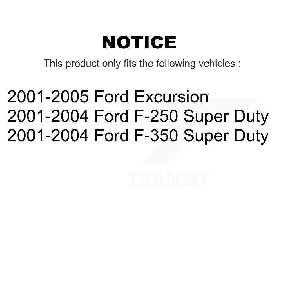 Front Rear Brake Caliper Left Right Side Kit For Ford F-350 Super Duty F-250 Excursion KBC-100050