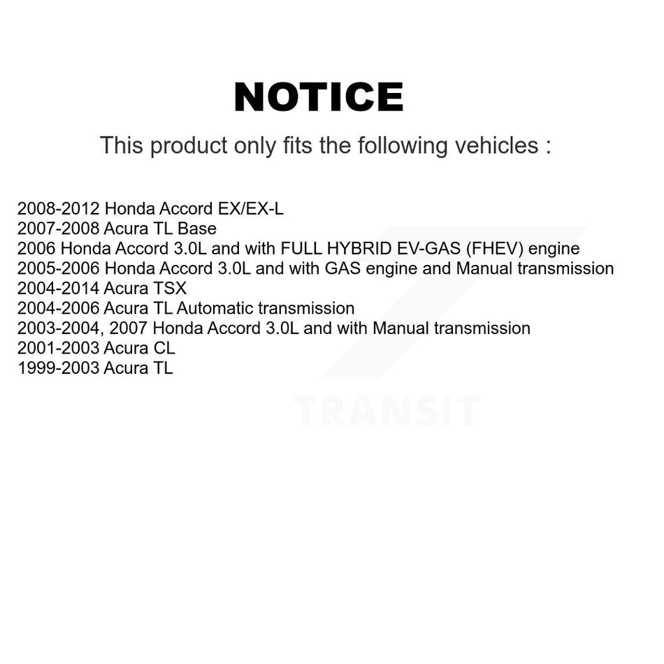 Front Disc Brake Caliper Assembly Left Right Side (Driver Passenger) Kit For Honda Accord Acura TL TSX CL KBC-100111