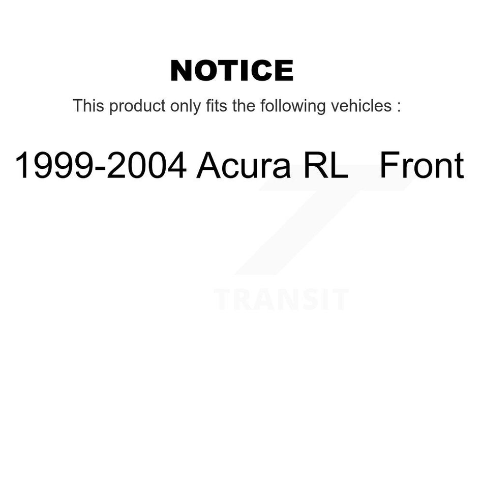 Front Disc Brake Caliper Assembly Left Right Side (Driver Passenger) Kit For 1999-2004 Acura RL KBC-100175