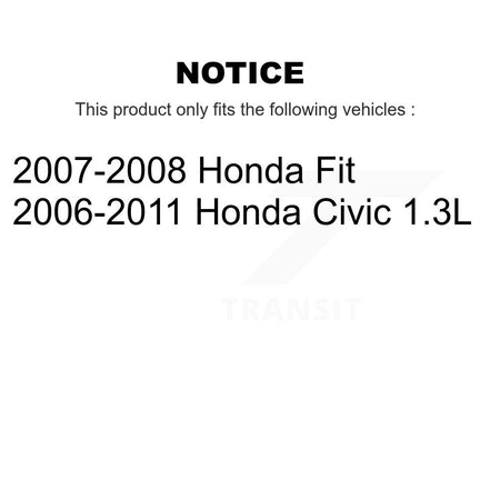 Front Disc Brake Caliper Left Right Side (Driver Passenger) Kit For Honda Civic Fit KBC-100181