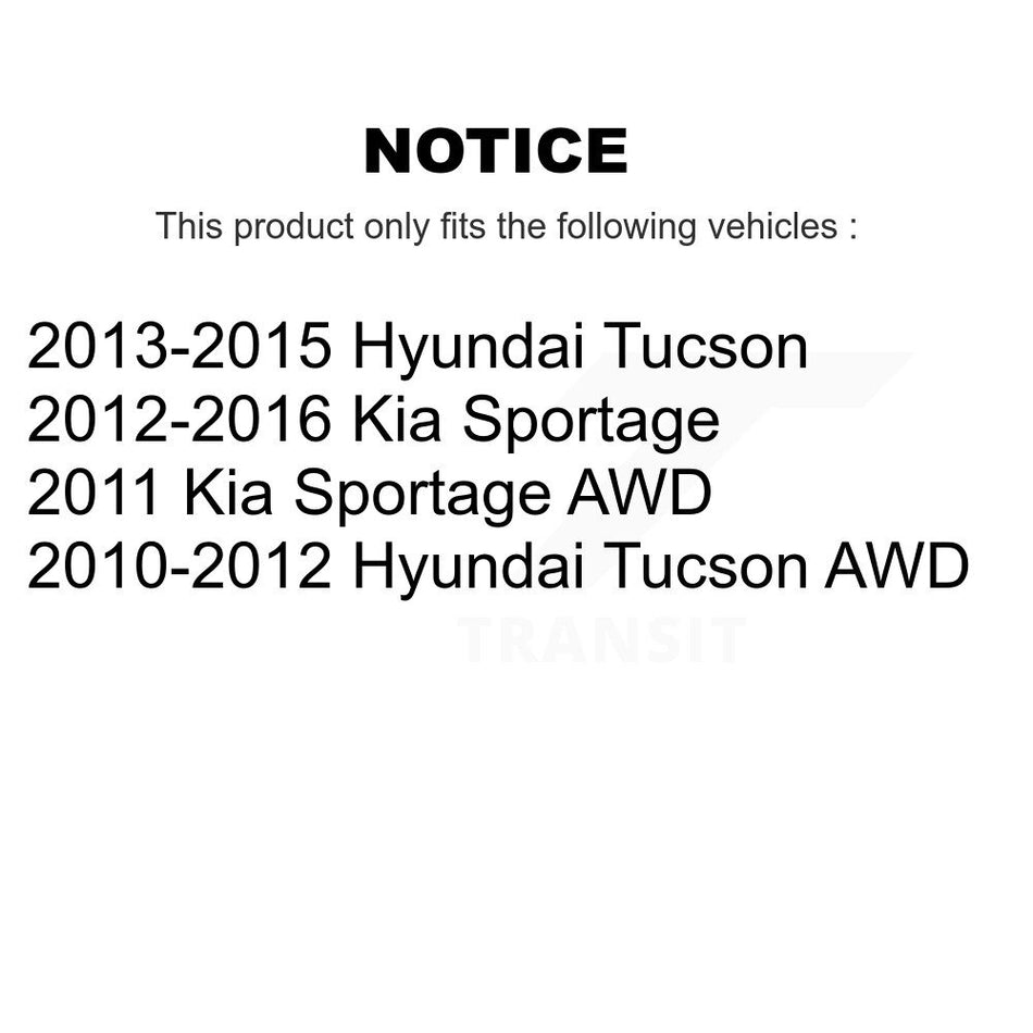 Front Disc Brake Caliper Assembly Left Right Side (Driver Passenger) Kit For Hyundai Tucson Kia Sportage KBC-100188