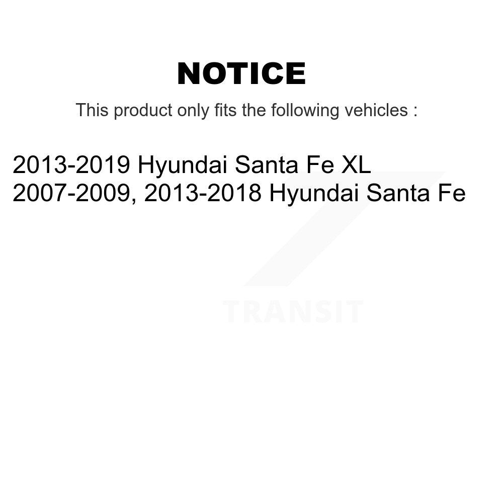 Front Disc Brake Caliper Left Right Side (Driver Passenger) Kit For Hyundai Santa Fe XL KBC-100191