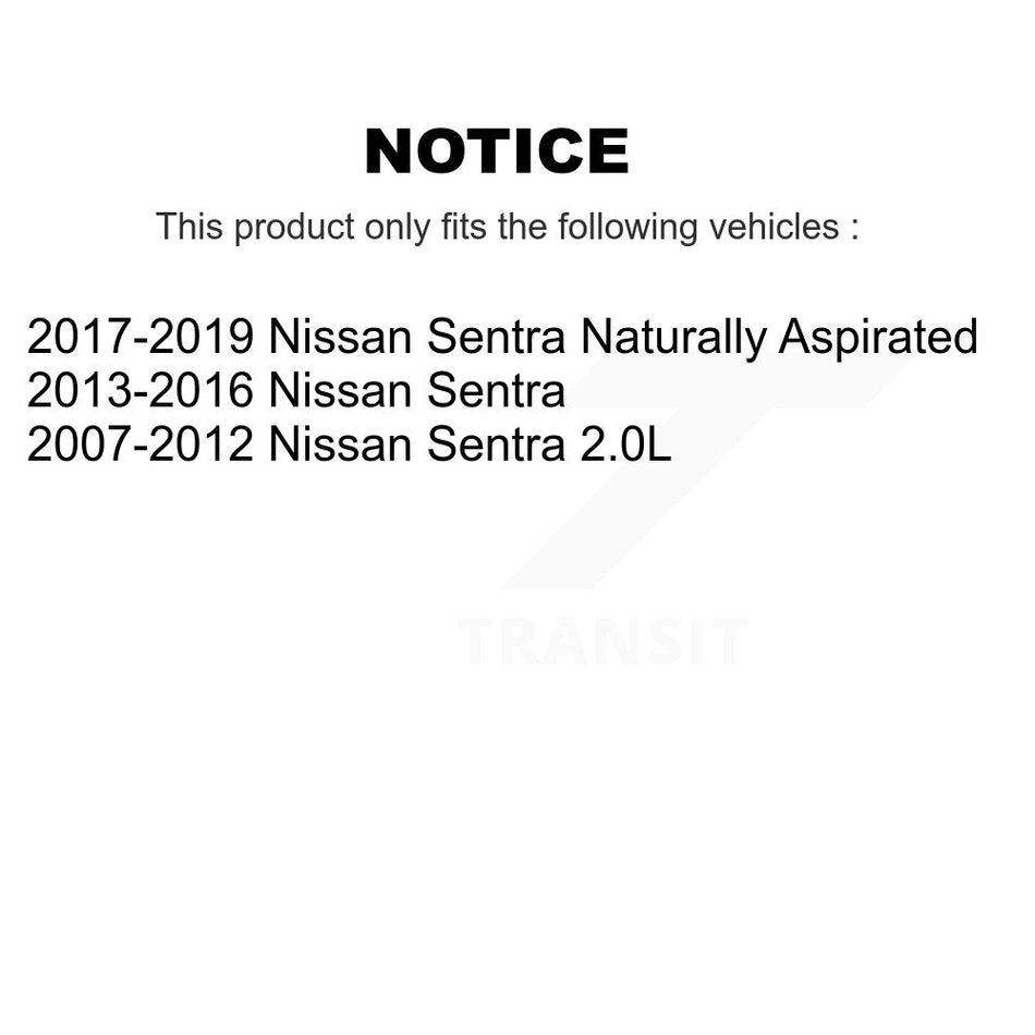 Front Disc Brake Caliper Assembly Left Right Side (Driver Passenger) Kit For Nissan Sentra KBC-100196