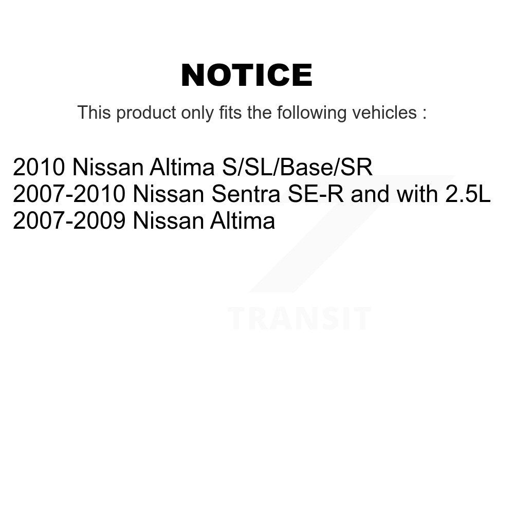 Front Disc Brake Caliper Left Right Side (Driver Passenger) Kit For Nissan Altima Sentra KBC-100198