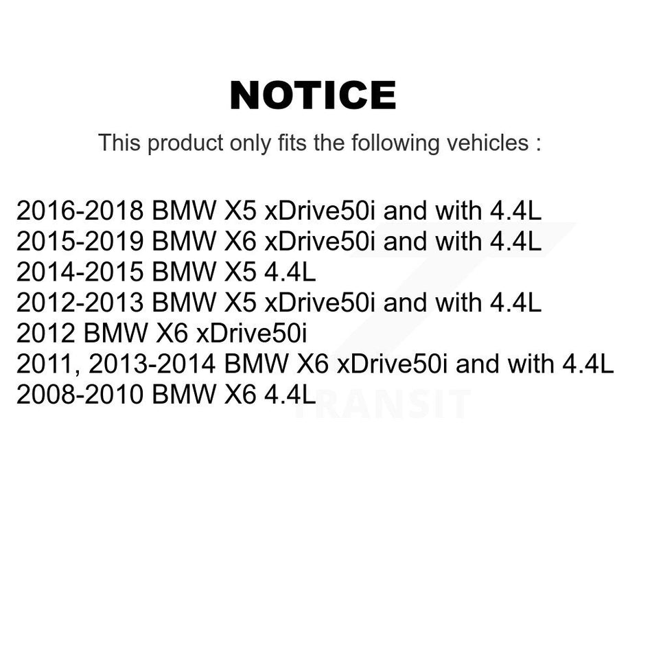 Front Disc Brake Caliper Assembly Left Right Side (Driver Passenger) Kit For BMW X5 X6 KBC-100205