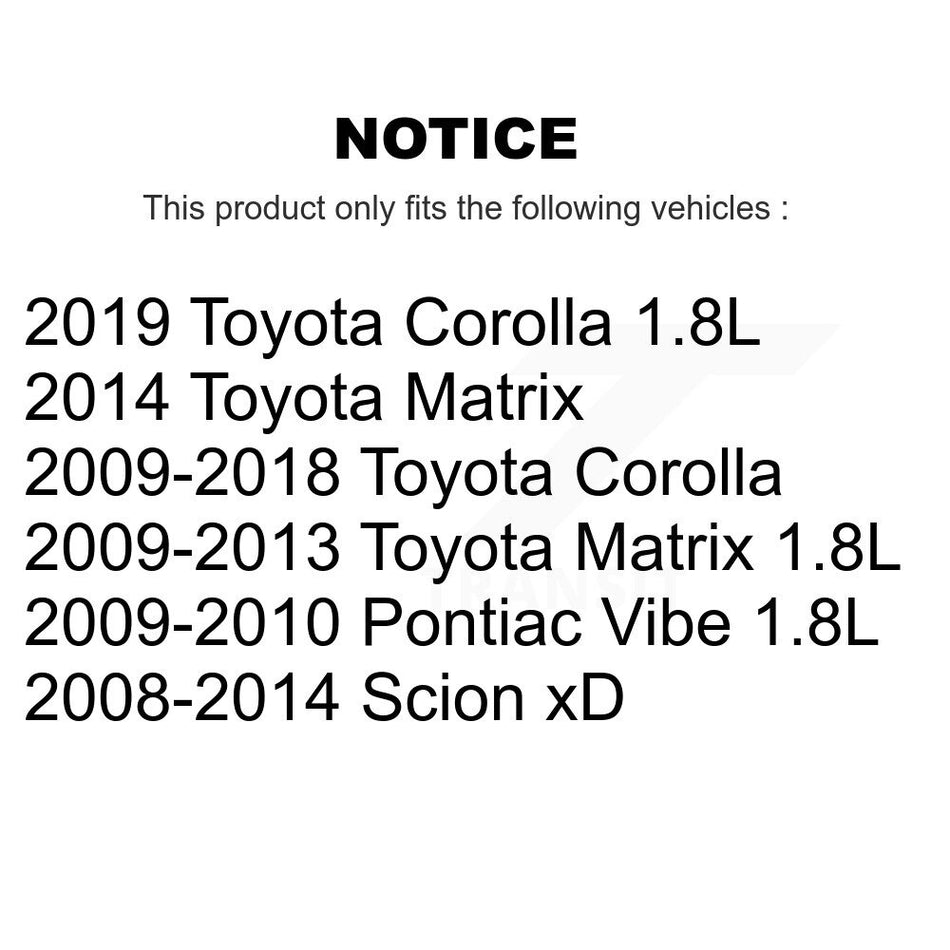 Front Disc Brake Caliper Assembly Left Right Side (Driver Passenger) Kit For Toyota Corolla Scion xD Matrix Pontiac Vibe KBC-100211