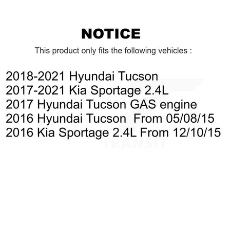 Front Brake Caliper Left Right Driver Passenger Side Kit For Hyundai Tucson Kia Sportage KBC-100230