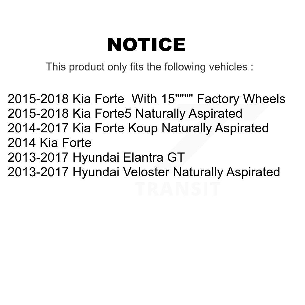 Front Brake Caliper Left Right Kit For Kia Hyundai Forte Elantra GT Veloster Forte5 Koup KBC-100252