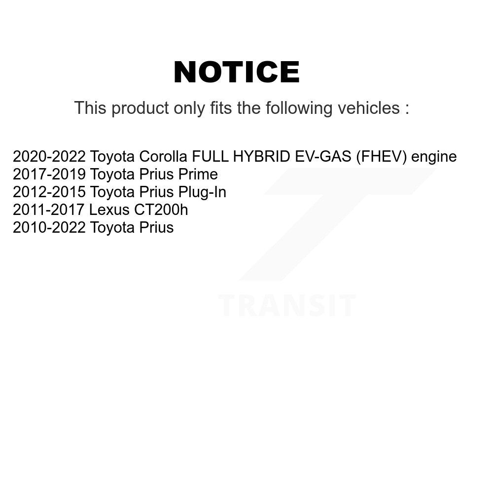 Front Brake Caliper (Left Right) Kit For Toyota Corolla Prius Prime Lexus CT200h Plug-In KBC-100253