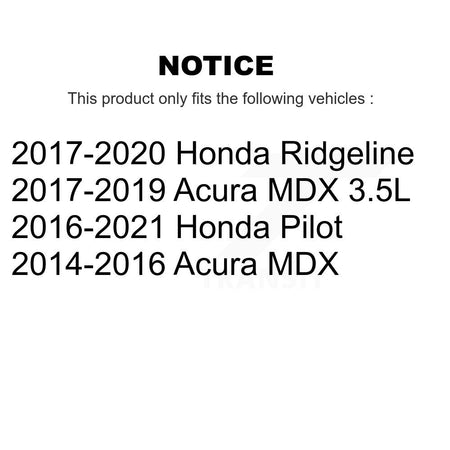 Front Brake Caliper Left Right (Driver Passenger) Kit For Honda Pilot Acura MDX Ridgeline KBC-100255