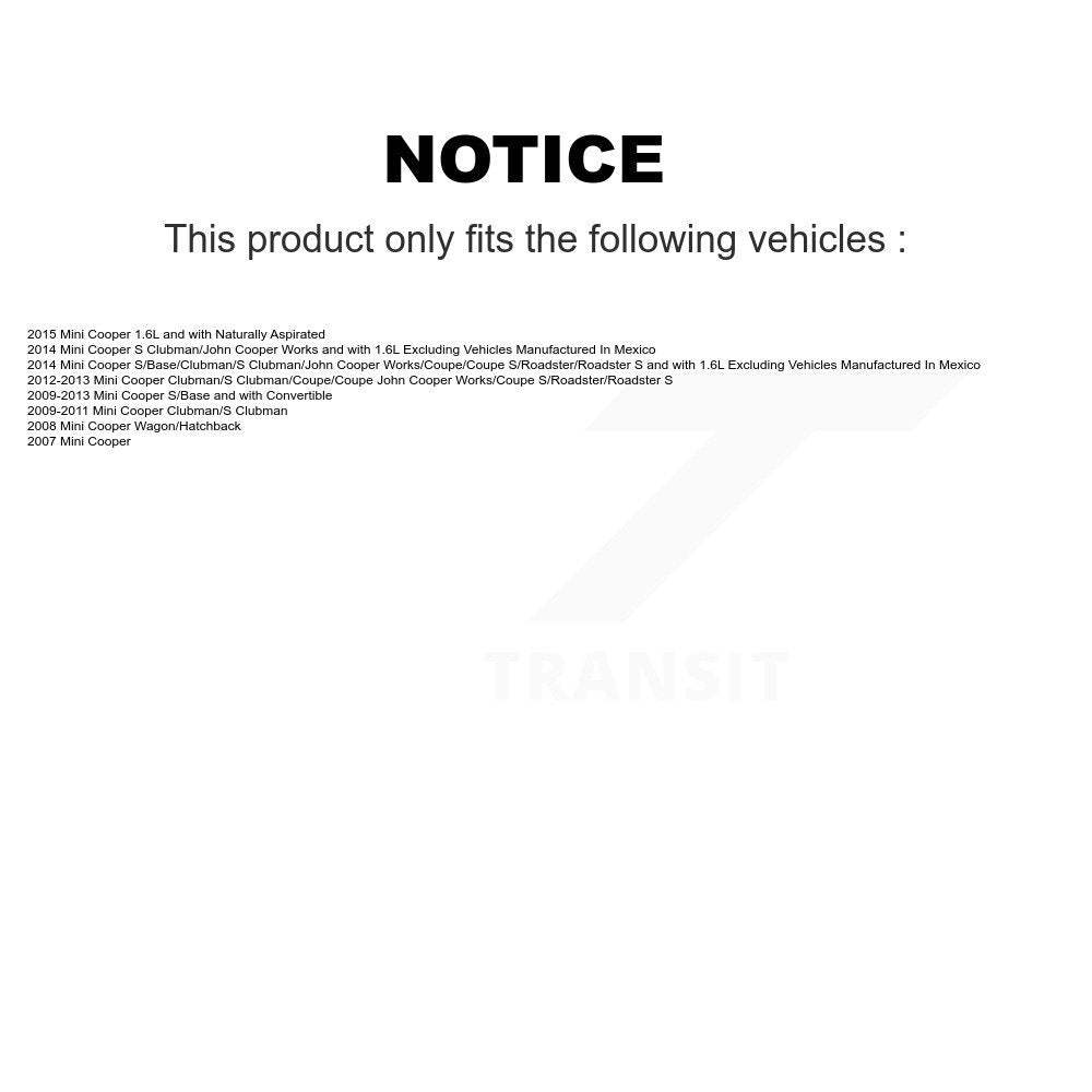 Rear Disc Brake Caliper Assembly Left Right Side (Driver Passenger) Kit For Mini Cooper KBC-100323