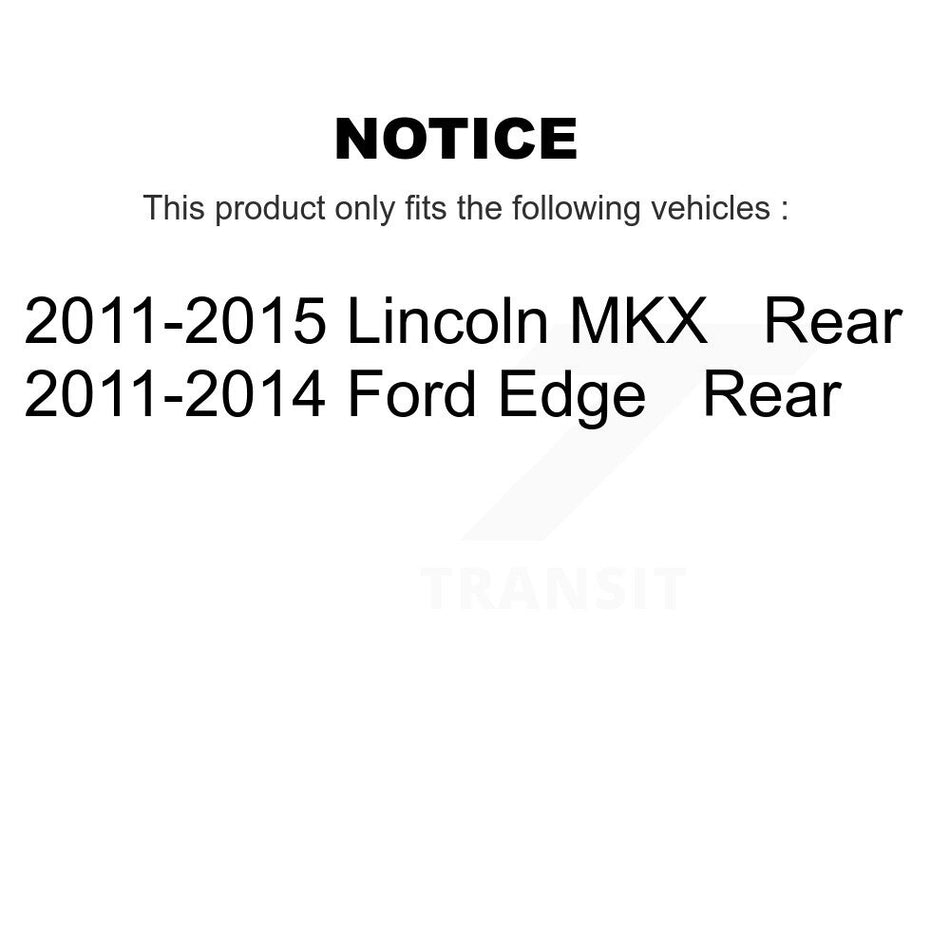 Rear Disc Brake Caliper Assembly Left Right Side (Driver Passenger) Kit For Ford Edge Lincoln MKX KBC-100378