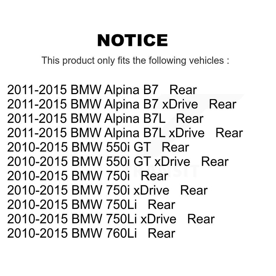 Rear Disc Brake Caliper Assembly Left Right Side (Driver Passenger) Kit For BMW 750Li xDrive 750i 550i GT Alpina B7 760Li B7L KBC-100418