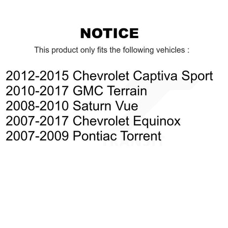 Rear Brake Caliper Kit For Chevrolet Equinox GMC Terrain Pontiac Torrent Saturn Vue Sport KBC-100419