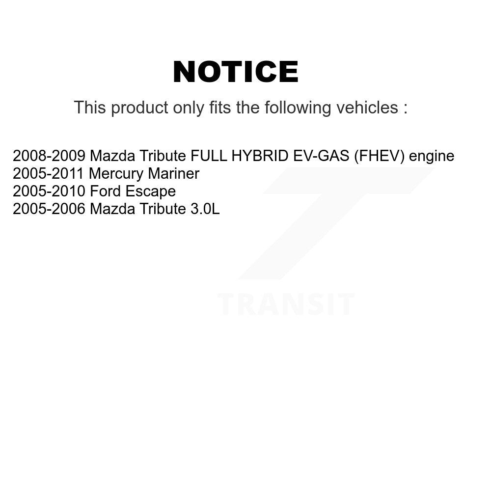 Rear Disc Brake Caliper Left Right Side Kit For Ford Escape Mazda Tribute Mercury Mariner KBC-100426