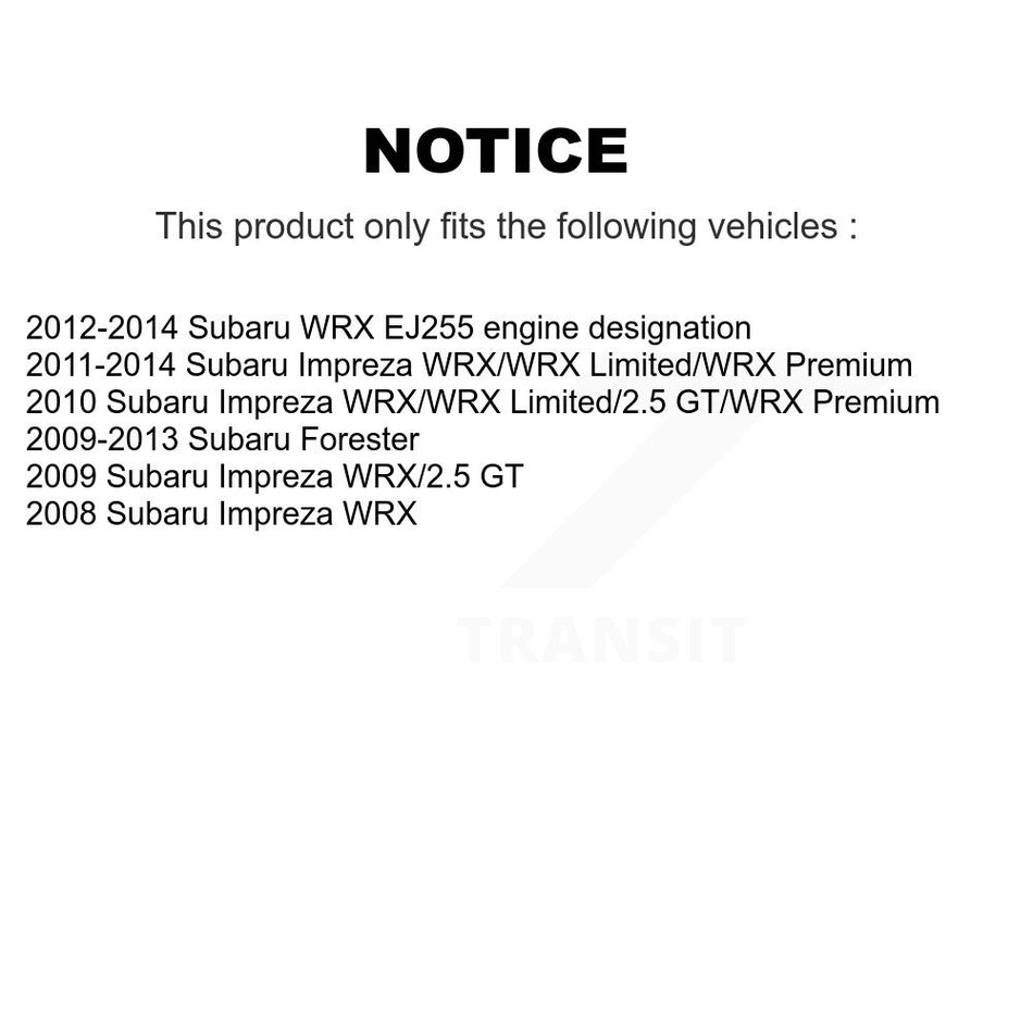 Front Rear Brake Caliper Left Right Driver Passenger Kit For Subaru Impreza Forester WRX KBC-100472