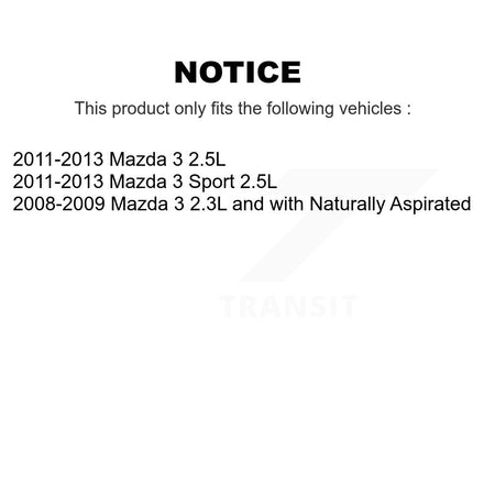Front Rear Disc Brake Caliper Left Right Side (Driver Passenger) Kit For Mazda 3 Sport KBC-100495