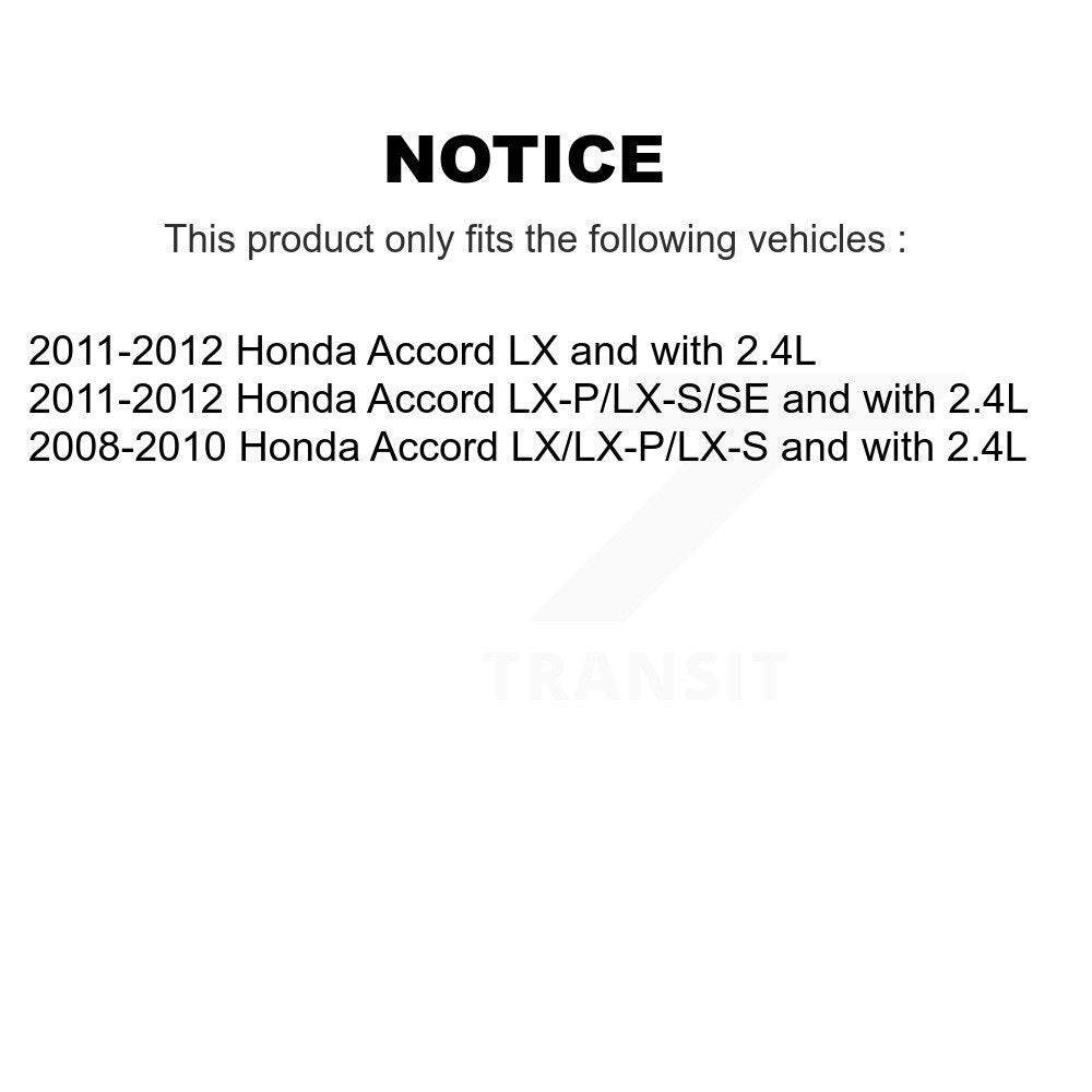 Front Rear Disc Brake Caliper Left Right Side (Driver Passenger) Kit For Honda Accord KBC-100499
