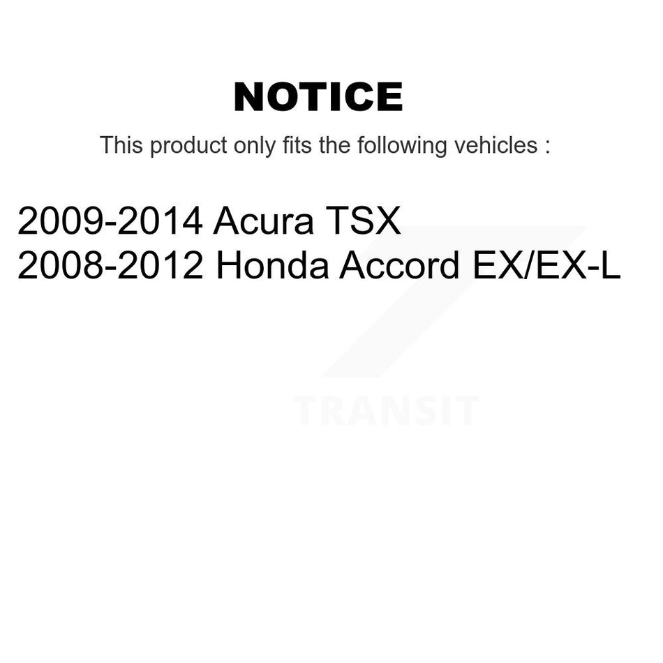 Front Rear Brake Caliper Left Right Driver Passenger Side Kit For Honda Accord Acura TSX KBC-100500