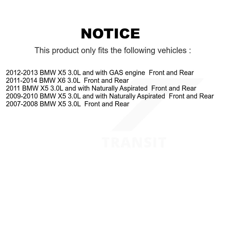 Front Rear Disc Brake Caliper Assembly Left Right Side (Driver Passenger) Kit For BMW X5 X6 KBC-100508