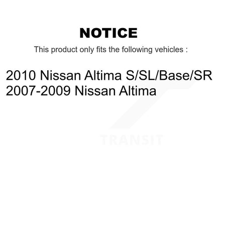 Front Rear Disc Brake Caliper Left Right Side (Driver Passenger) Kit For Nissan Altima KBC-100580