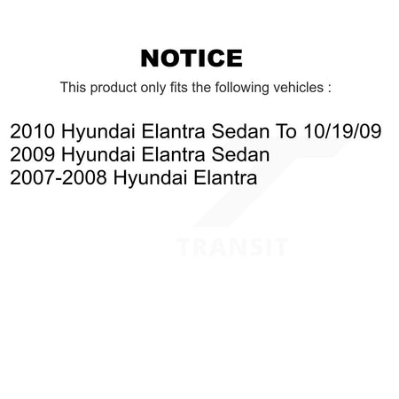Front Rear Disc Brake Caliper Left Right Side (Driver Passenger) Kit For Hyundai Elantra KBC-100829