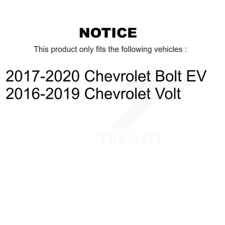 Front Rear Brake Caliper Left Right Driver Passenger Side Kit For Chevrolet Bolt EV Volt KBC-100910