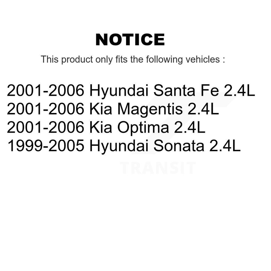 Power Steering Air Conditioning Idler Serpentine Belt KBR-5050547 For Hyundai Santa Fe Sonata Kia