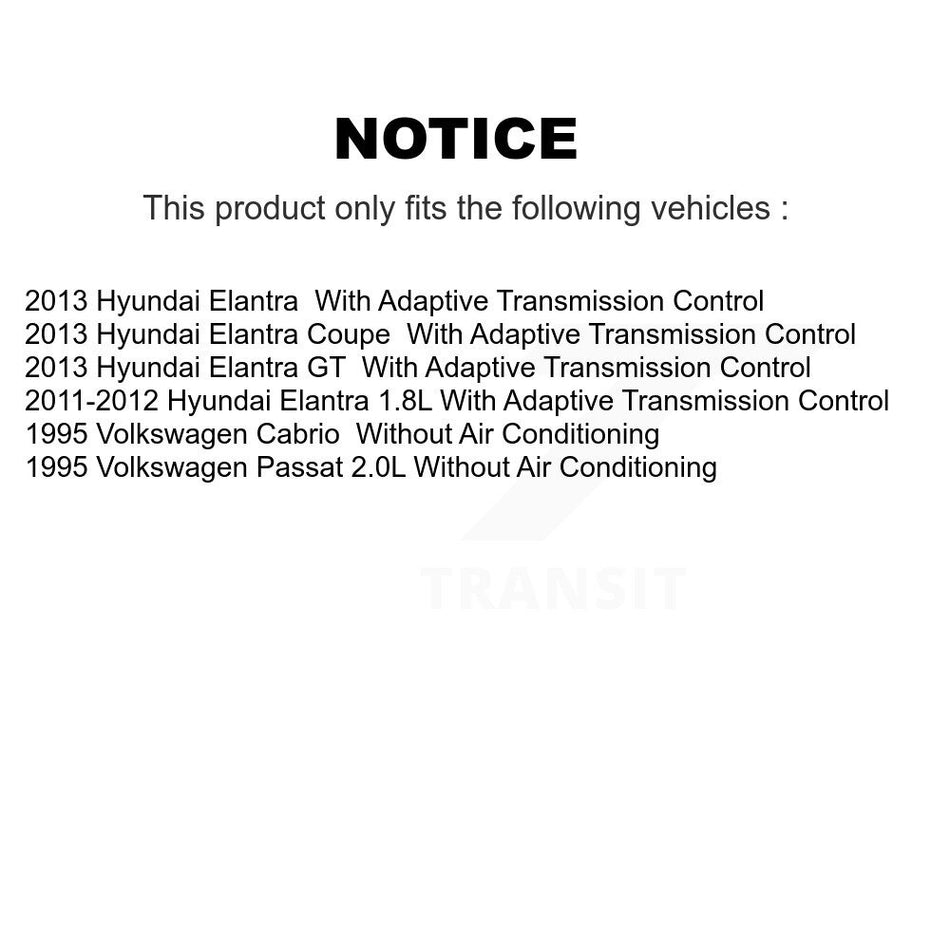 Main Drive Serpentine Belt KBR-5060385 For Hyundai Elantra GT Coupe Volkswagen Cabrio Passat