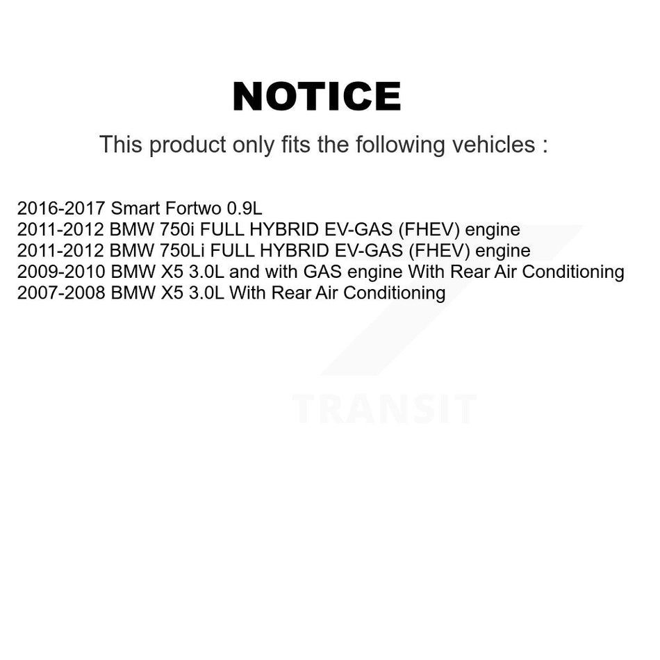 Main Drive Serpentine Belt KBR-5070539 For BMW X5 Smart Fortwo 750Li 750i