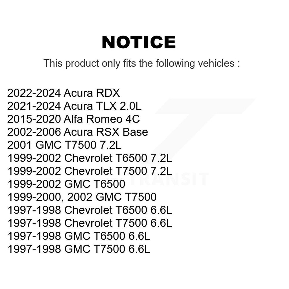 Main Drive Serpentine Belt KBR-5070680 For Acura RDX RSX TLX Alfa Romeo 4C GMC Chevrolet T7500 T6500