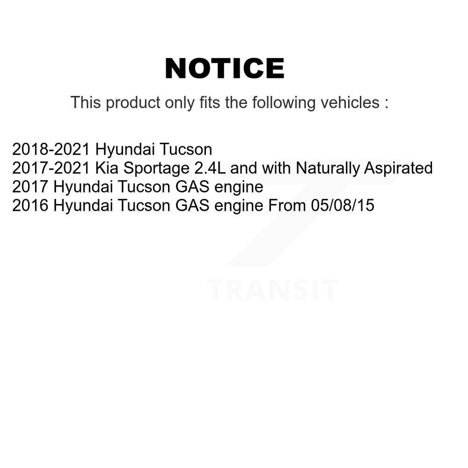 Front Disc Brake Caliper Rotor And Semi-Metallic Pad Kit For Hyundai Tucson Kia Sportage KC8-100025S