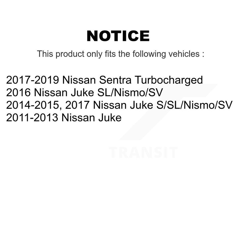 Front Disc Brake Caliper Rotors And Semi-Metallic Pads Kit For Nissan Sentra Juke KC8-100060S