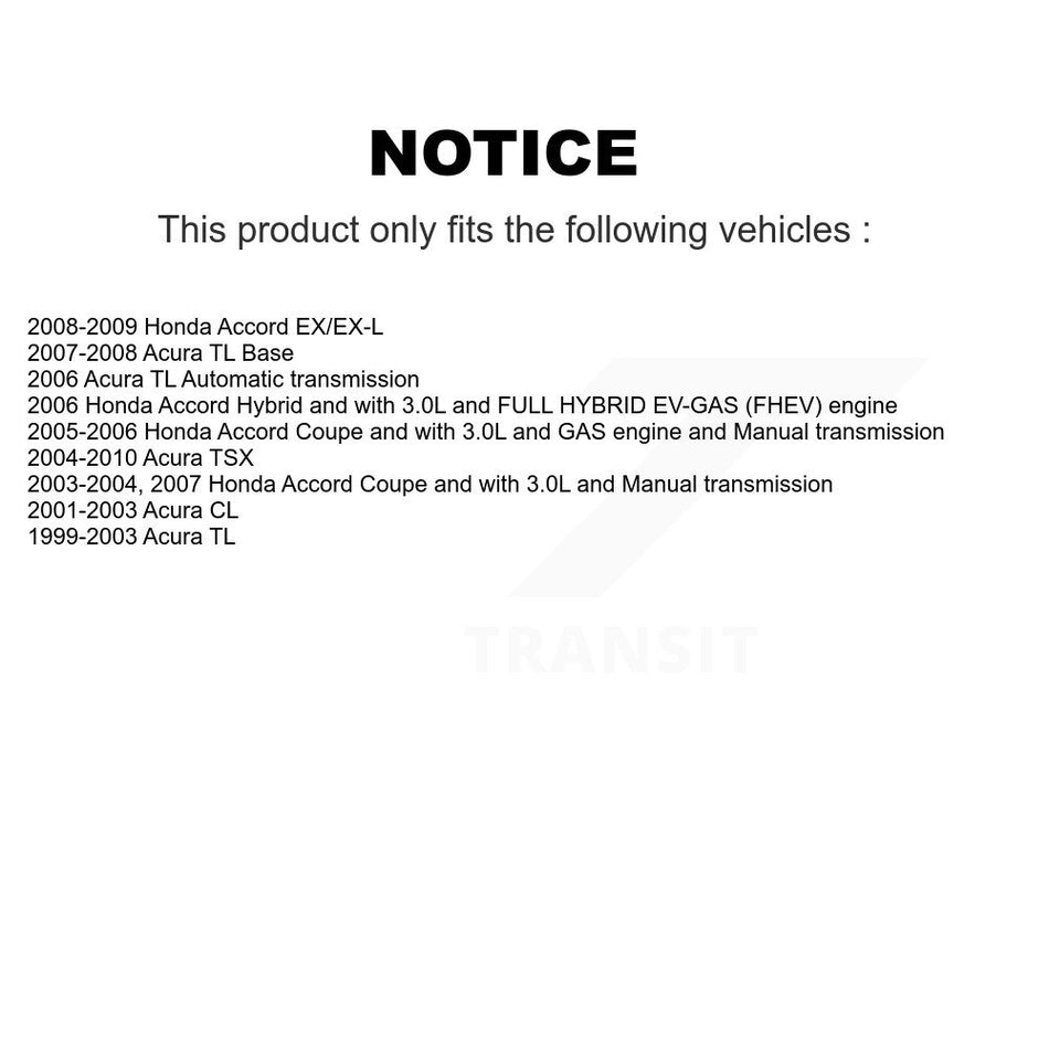 Front Disc Brake Caliper Rotors And Ceramic Pads Kit For Honda Accord Acura TL TSX CL KC8-100084C