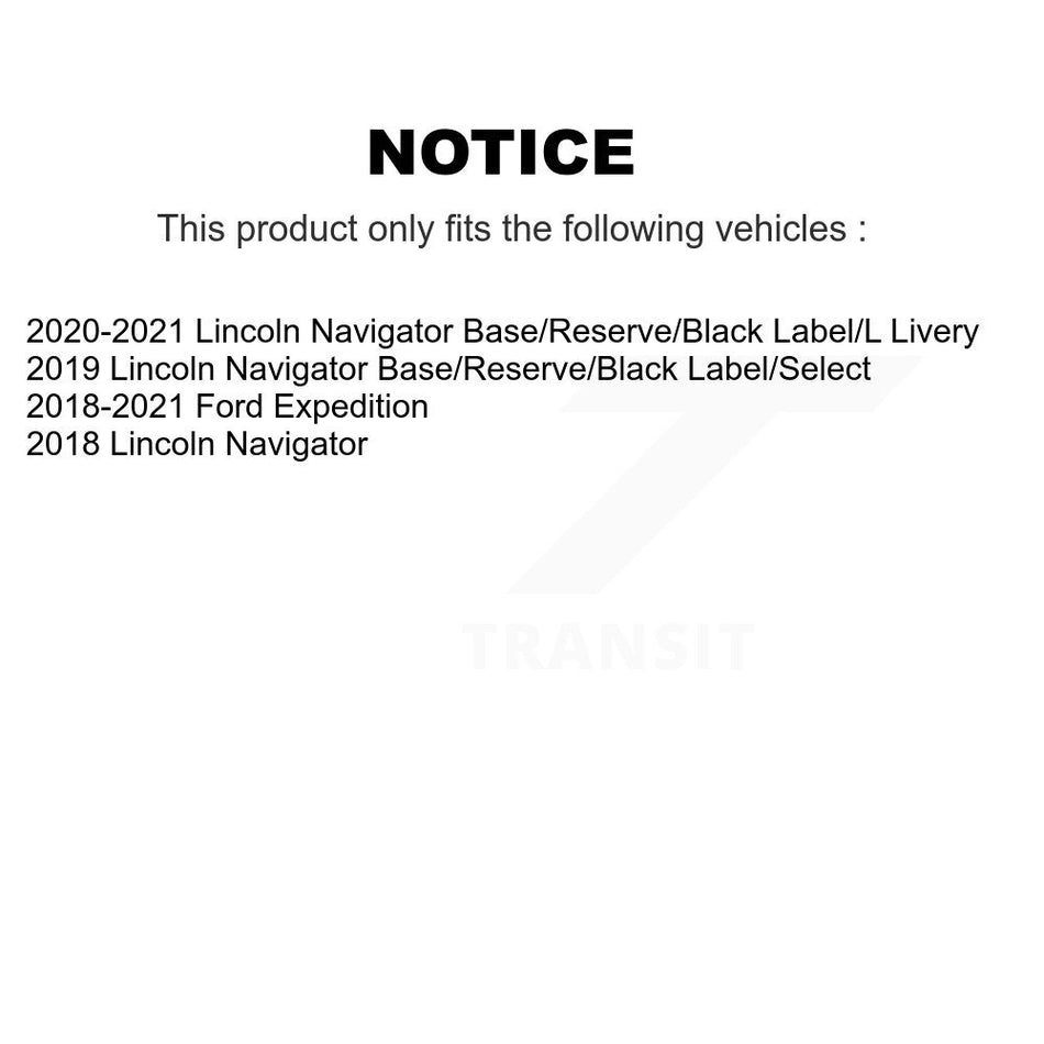 Front Disc Brake Caliper Rotor And Ceramic Pad Kit For Ford Expedition Lincoln Navigator KC8-101369T