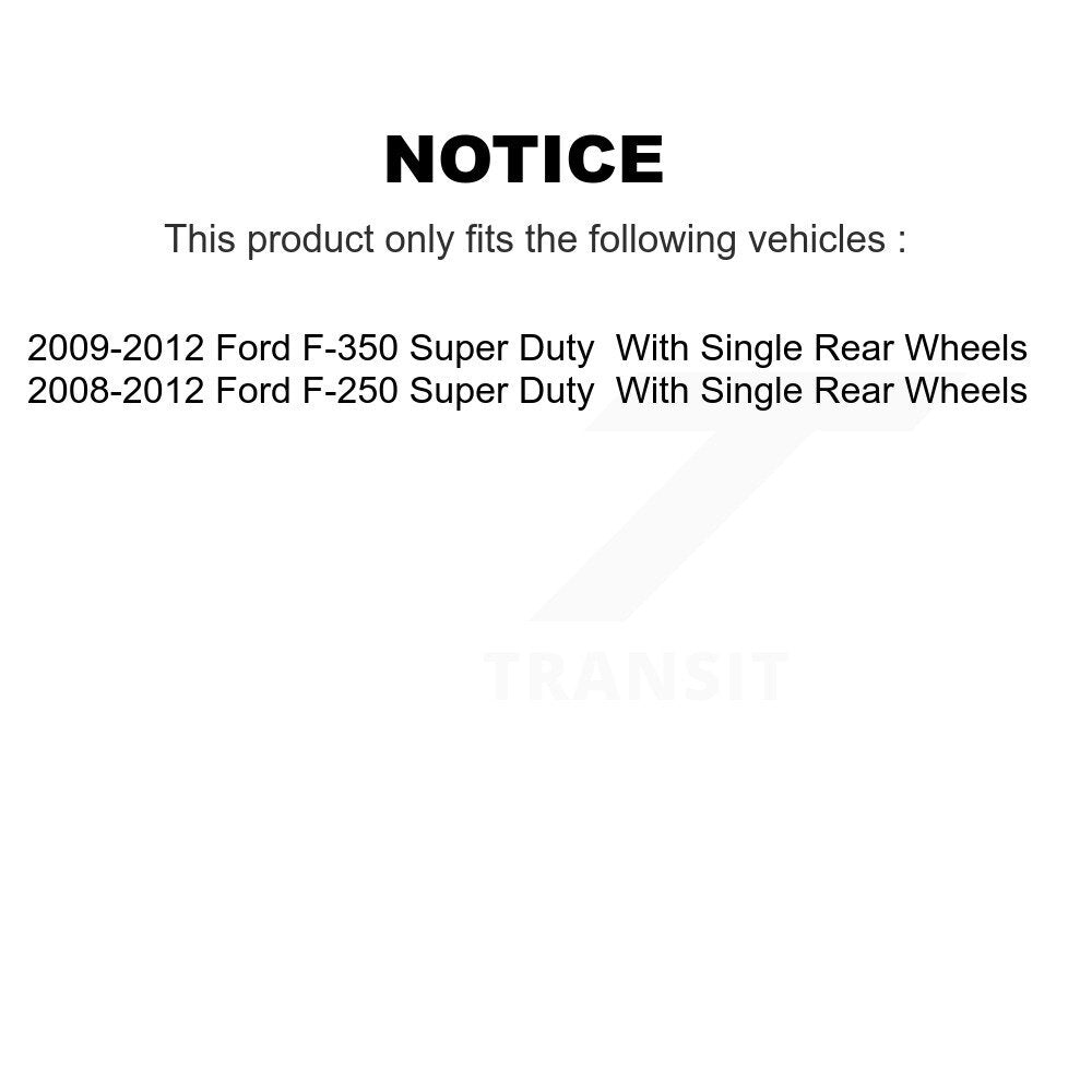 Rear Brake Coat Caliper Drill Slot Rotor Semi-Metallic Pad Kit For Ford F-250 Super Duty KCD-100514S