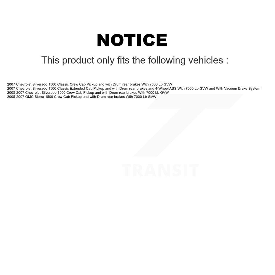 Front Rear Brake Caliper Coat Rotor Drum Semi-Metallic Pad Shoes Cylinder Kit (11Pc) For KCG-100355P